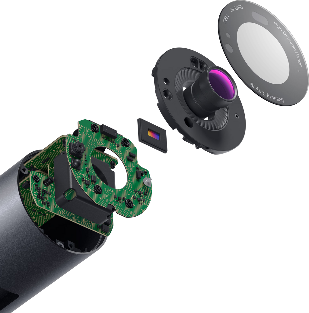 Dell UltraSharp WB7022 4K UHD AI Webcam